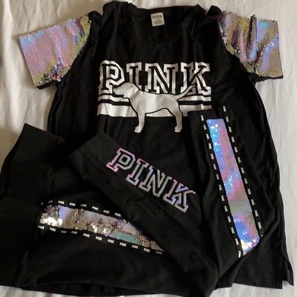 PINK Victoria's Secret Other - Vs pink bling outfit size large and medium